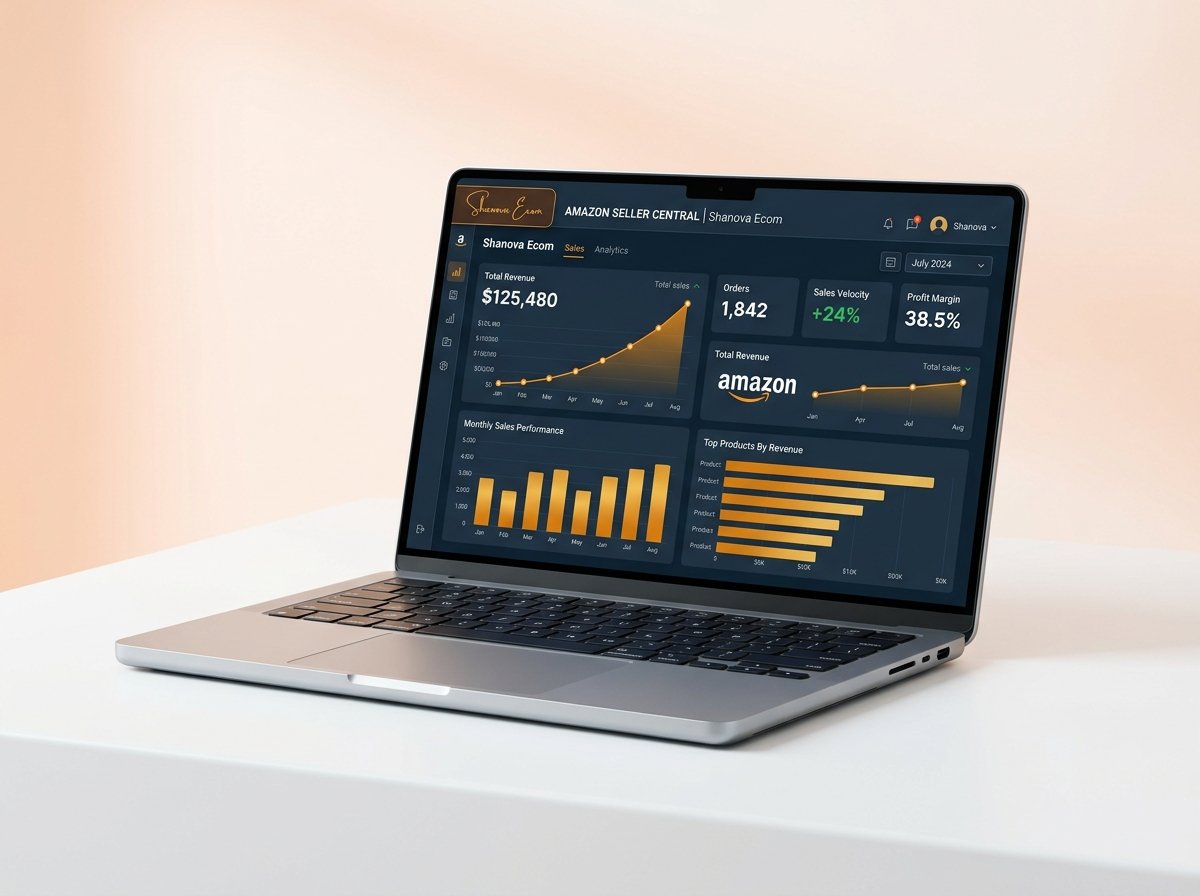 Amazon Seller Central Account Dashboard - Shanova Ecom